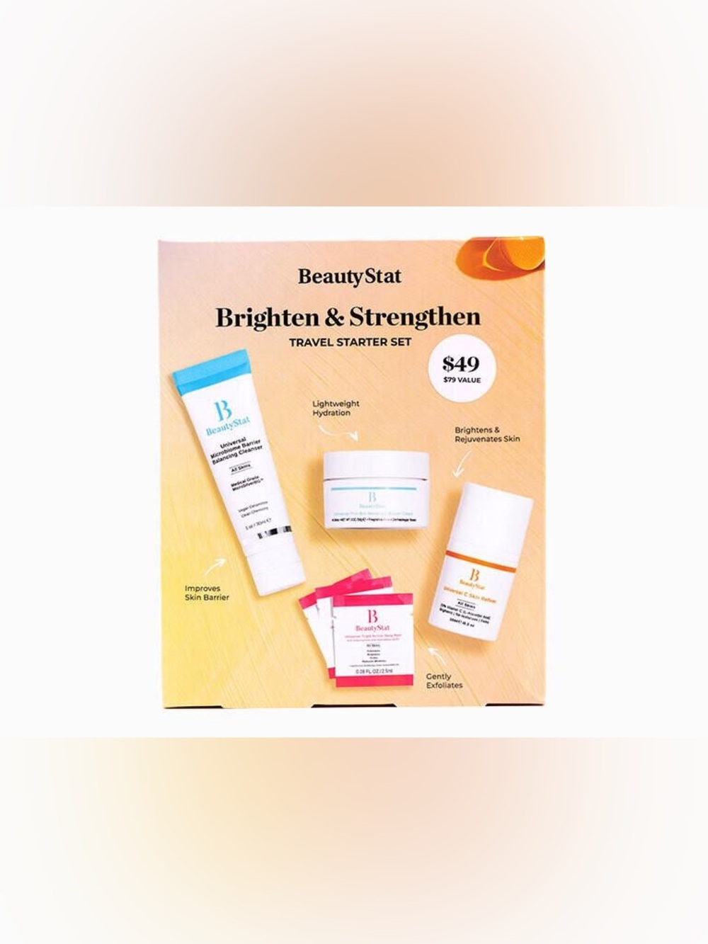 BeautyStat Brighten & Strengthen travel Starter Set